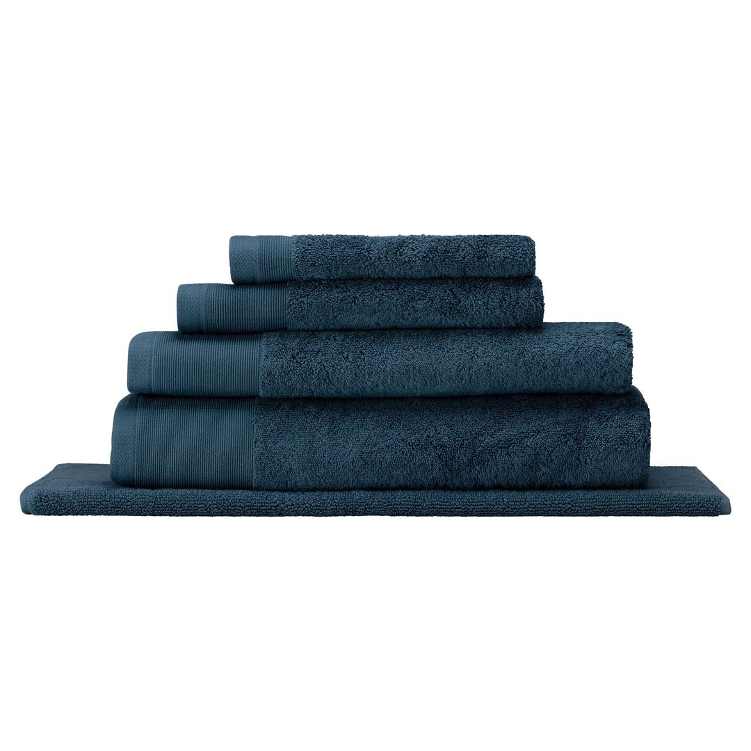 Seneca - Vida Pure Organic Cotton Towels - Face Cloths, Hand Towels, Bath Mats and Bath Sheets - Navy image 0
